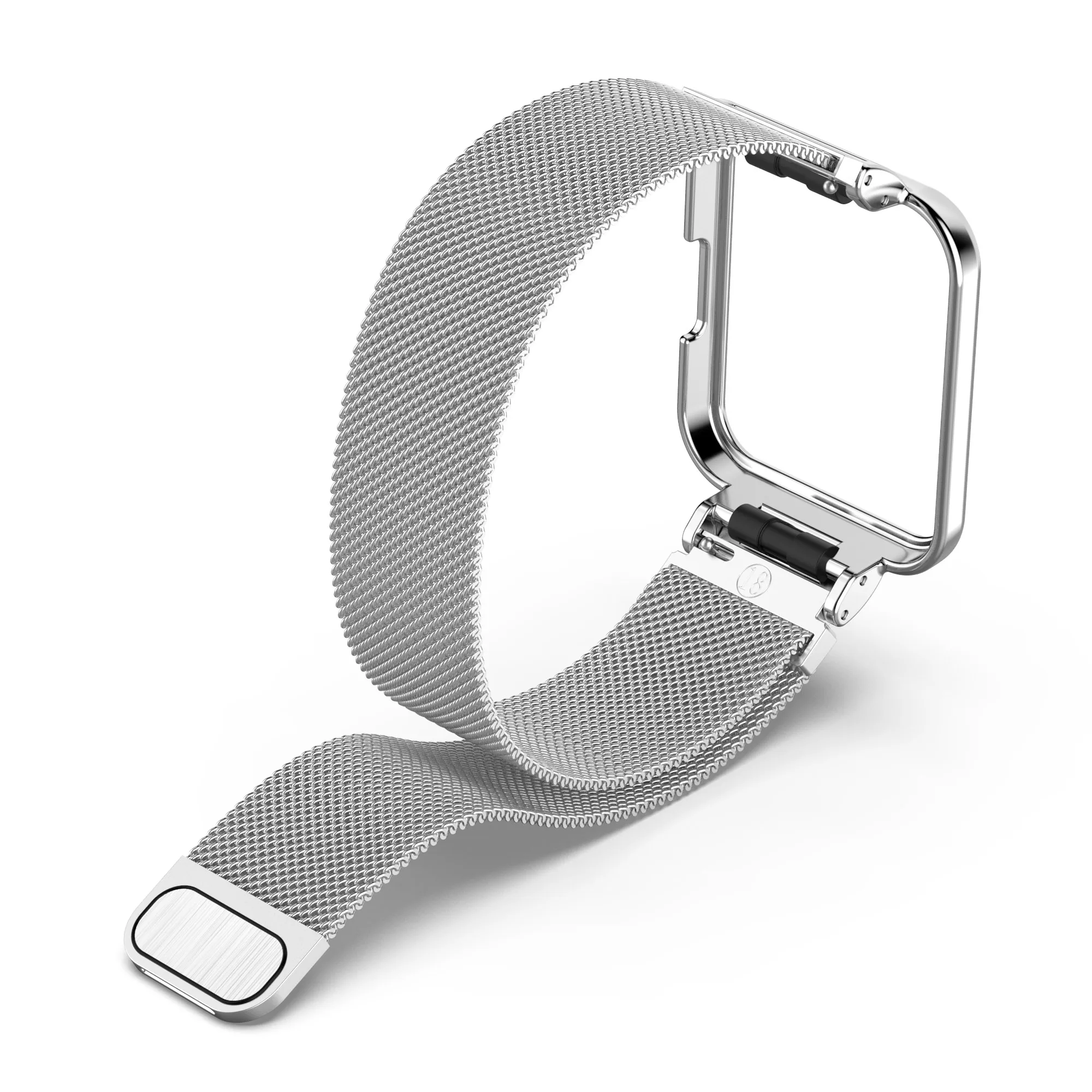 Магнитный браслет с рамкой для часов Xiaomi Redmi Watch2 Lite, модные и роскошные аксессуары для часов, ремешок Изображение 5