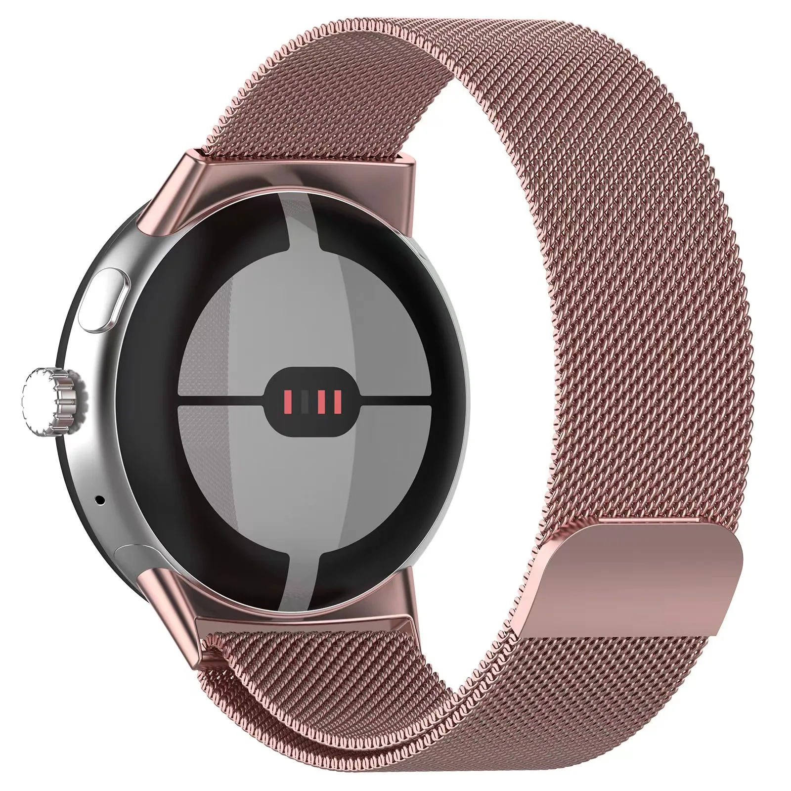 Металлические ремешки Pixel Watch band Магнитный ремешок для смарт-часов Google Pixel Watch, браслет для смарт-часов, ремешки для часов из нержавеющей стали, аксессуары Изображение 2