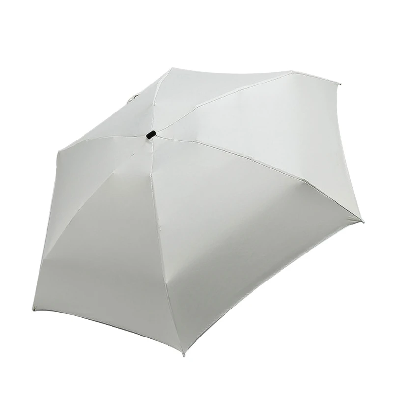 Мини-карманный зонт Компактная конструкция для путешествий Защита от ультрафиолета для зонтов от солнца и дождя 5 T21C Изображение 1