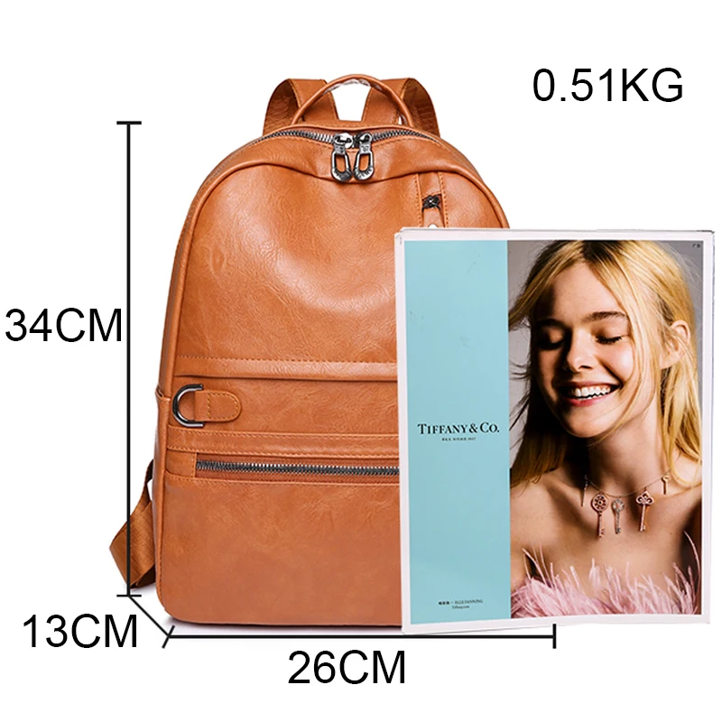 Многофункциональная женская сумка, Модный противоугонный рюкзак для путешествий, высококачественная школьная сумка из мягкой кожи, повседневные сумки через плечо из Лайдса Изображение 1