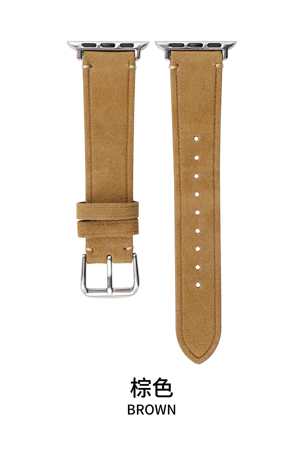 Модный Кожаный ремешок Velboa для Apple Watch Серии Ultra 2 9 8 7 6 5 4 3 2 Se Ремешок для часов iWatch 40 44 мм 41 45 мм 49 мм Ремешок Изображение 5