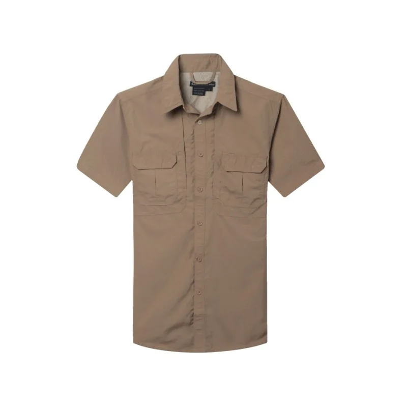 Мужская военная быстросохнущая рубашка, уличная Водонепроницаемая солнцезащитная тактическая рубашка с длинными рукавами, Летняя пляжная повседневная модная рубашка, мужская Изображение 4