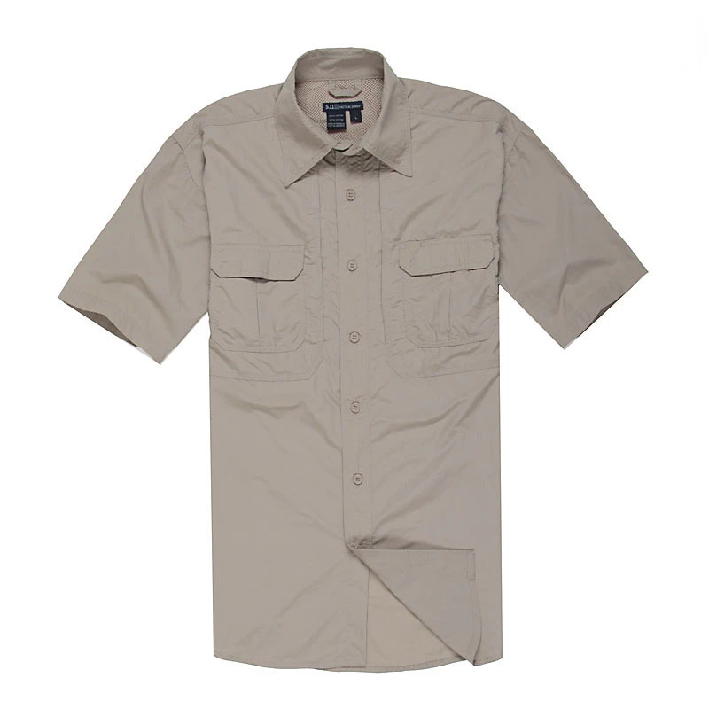 Мужская военная быстросохнущая рубашка, уличная Водонепроницаемая солнцезащитная тактическая рубашка с длинными рукавами, Летняя пляжная повседневная модная рубашка, мужская Изображение 5