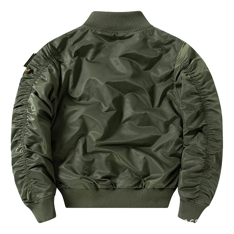 Мужская зимняя куртка-бомбер, мужская уличная утепленная бейсбольная куртка с несколькими карманами, военная водонепроницаемая тактическая верхняя одежда пилота США Изображение 2