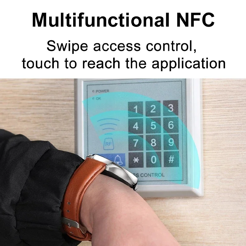 Мужские смарт-часы LIGE Bluetooth Call Amoled Экран Доступ к NFC AI Голосовой монитор сердечного ритма часы Фитнес-трекер Smartwatch Изображение 2