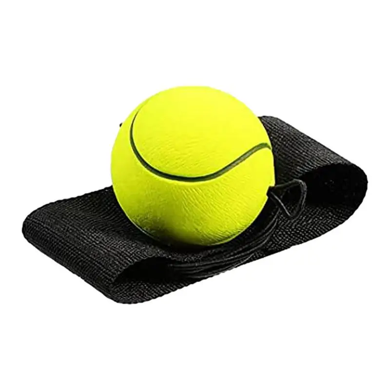 Мяч на веревочке, эластичный отскакивающий резиновый мяч с отскакивающим от веревочки мячом для запястья для улучшения зрительно-моторной координации и Изображение 0