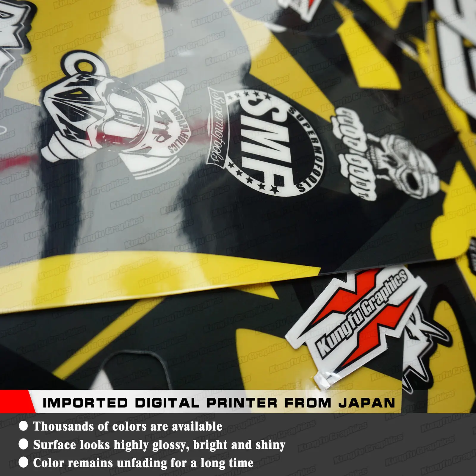 Набор декоративных наклеек для велосипеда Aftermarket Graphics Dirt для Sur Ron Ultra Bee R Surron, черный, артикул SRUB22N010-PR Изображение 4