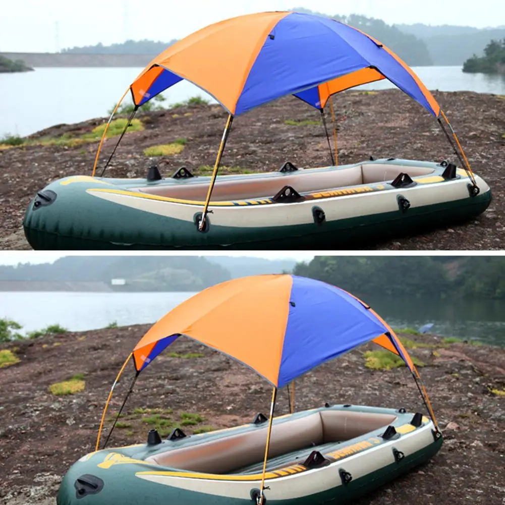 Надувная лодка, Затеняющий тент, Непромокаемый Солнцезащитный крем, Уличная рыболовная палатка, Водонепроницаемое укрытие от солнца для летней рыбалки Изображение 1