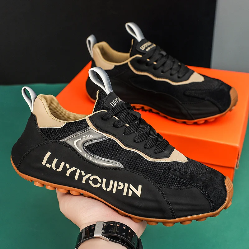 Новая крутая обувь для гольфа для мужчин, брендовая дизайнерская обувь для ходьбы, мужская противоскользящая обувь для тренировок по гольфу, удобная спортивная обувь для мужчин Изображение 1