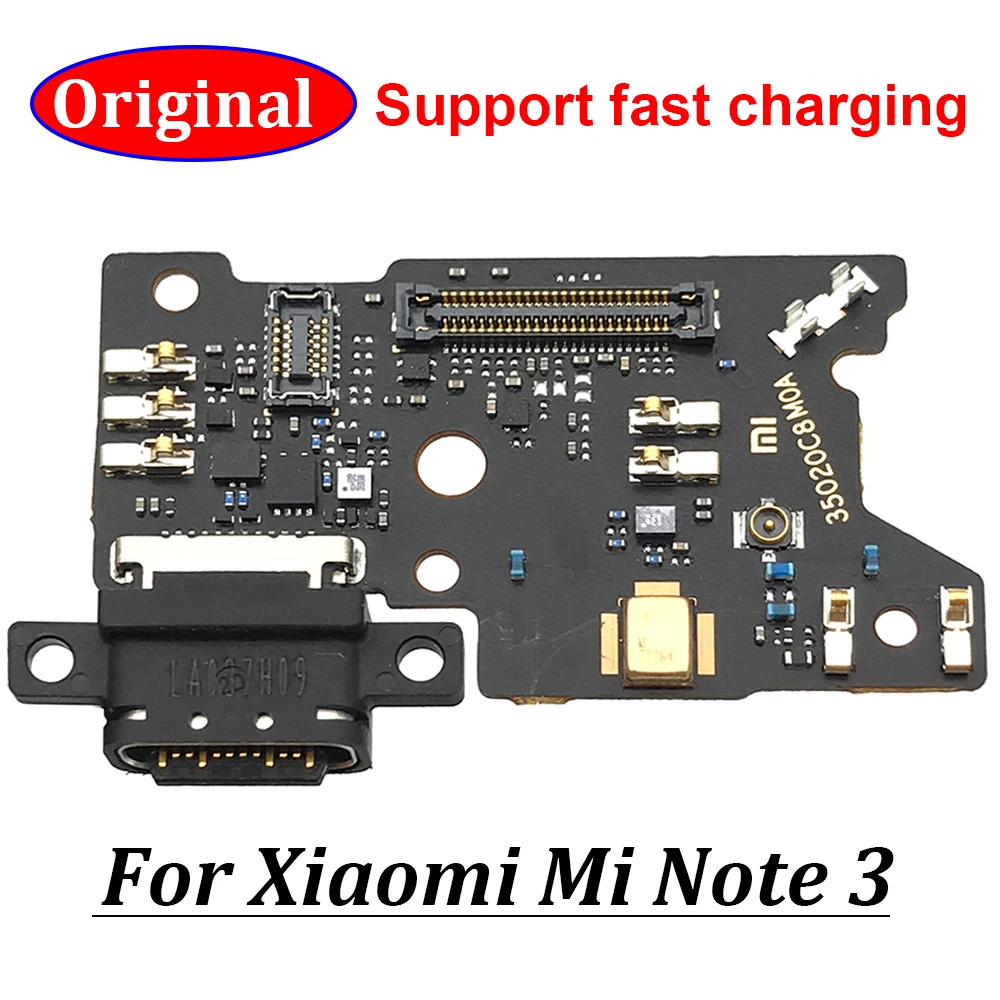 Оригинальный совершенно новый для Xiaomi Mi Note Note3 Разъем док-станции USB зарядное устройство порт для зарядки Гибкий кабель плата с микрозаменой Изображение 0