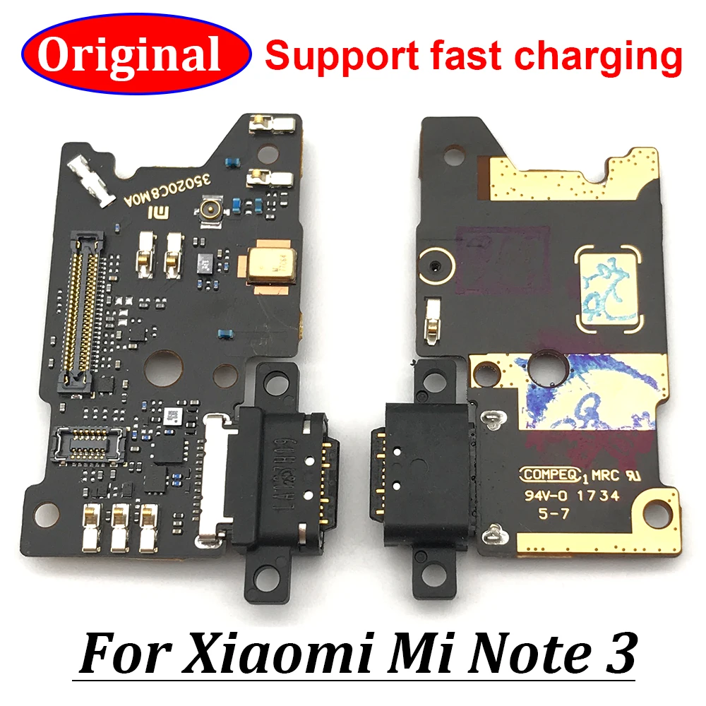 Оригинальный совершенно новый для Xiaomi Mi Note Note3 Разъем док-станции USB зарядное устройство порт для зарядки Гибкий кабель плата с микрозаменой Изображение 1