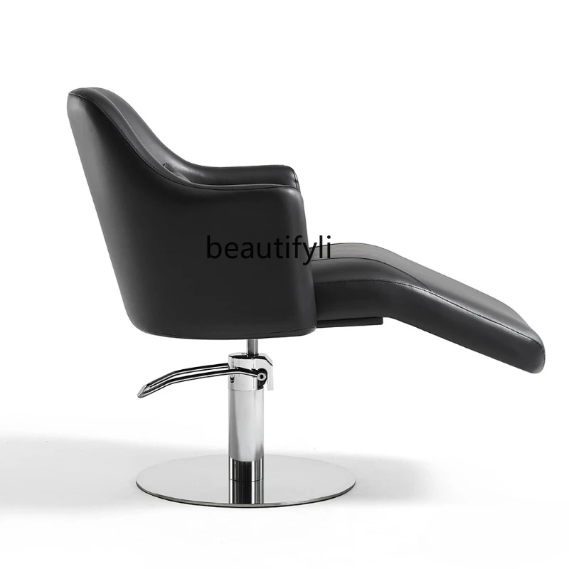 Парикмахерское кресло для парикмахерского салона, Парикмахерское кресло можно опускать, поднимая стул для стрижки волос, сиденье для парикмахерской Изображение 1