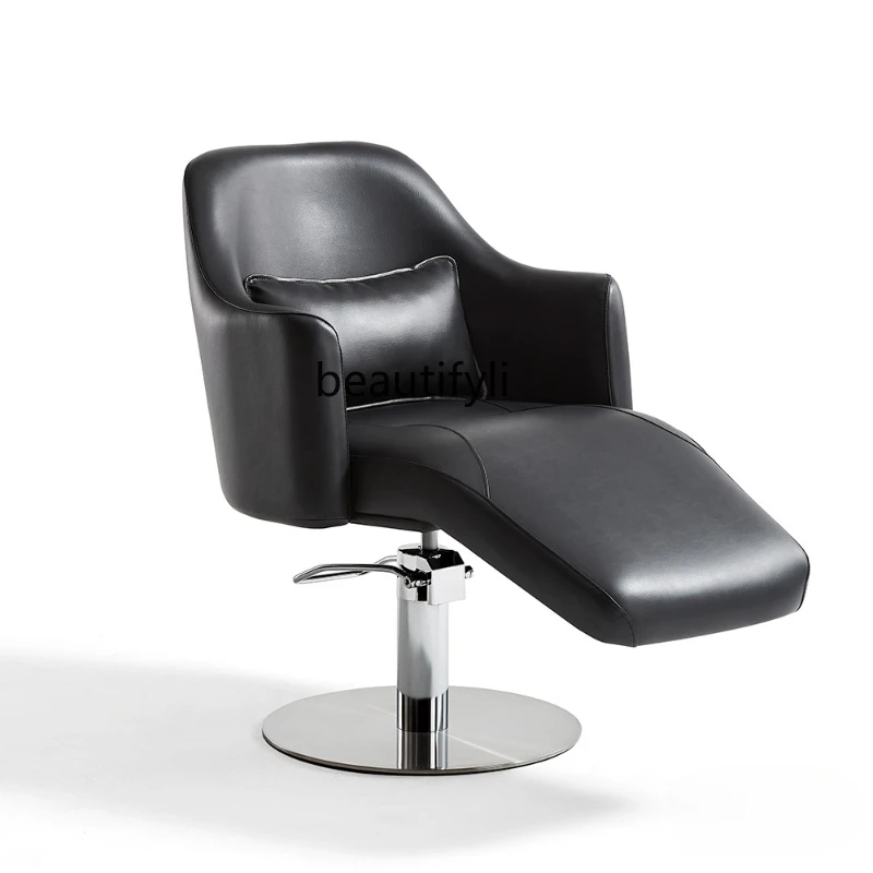 Парикмахерское кресло для парикмахерского салона, Парикмахерское кресло можно опускать, поднимая стул для стрижки волос, сиденье для парикмахерской Изображение 2