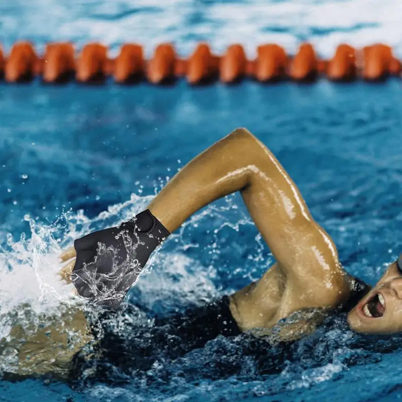 Перчатки Aqua Aqua Fit Тренировочные Перчатки Для Плавания Неопреновые Перчатки С Перепонками Дышащие Легкие Тренировочные Перчатки Для Фитнес-Плавания Изображение 1