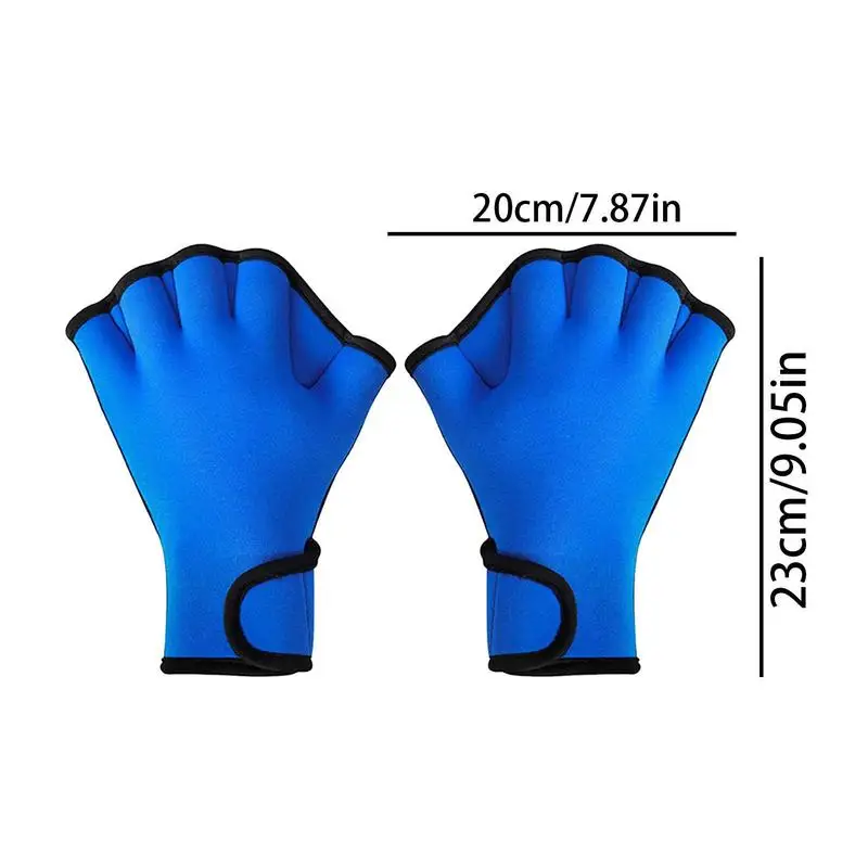 Перчатки Aqua Aqua Fit Тренировочные Перчатки Для Плавания Неопреновые Перчатки С Перепонками Дышащие Легкие Тренировочные Перчатки Для Фитнес-Плавания Изображение 5