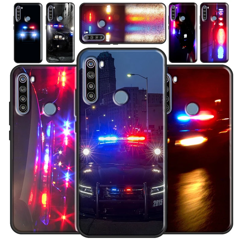 Полицейские машины Светятся ночью Чехол Для Redmi Note 12 10 8 9 11 Pro Чехол Для Redmi Note 12S 11S 10S 9S 8T 9C 10C 12C Coque Изображение 0