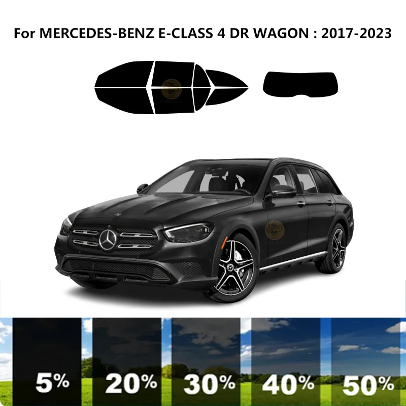 Предварительно Нарезанная нанокерамическая Автомобильная УФ-Пленка Для Тонировки Окон Для MERCEDES-BENZ E-CLASS 4 DR WAGON 2017-2023 Изображение 0