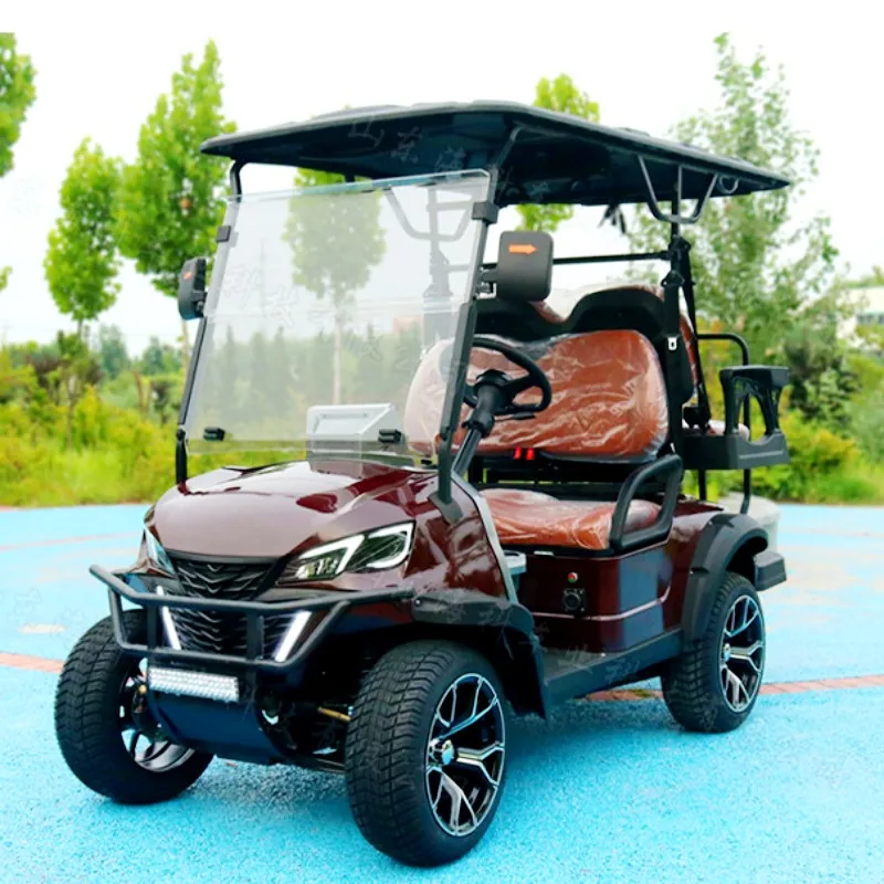 Продается новый 4 6 Местный электромобиль для гольфа Golf Cart с двигателем переменного тока мощностью 4 КВТ 48 В, Роскошный Экскурсионный автобус Golf Buggy Изображение 1