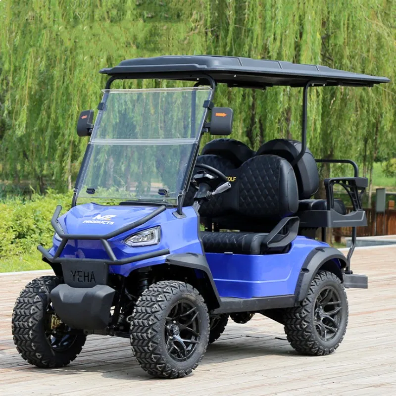 Продается новый 4 6 Местный электромобиль для гольфа Golf Cart с двигателем переменного тока мощностью 4 КВТ 48 В, Роскошный Экскурсионный автобус Golf Buggy Изображение 3