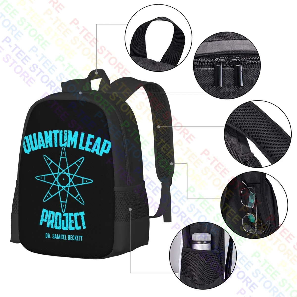 Проект Quantum Leap, вдохновленный телешоу 80-90-х годов, Представляет Собой Рюкзак Большой Емкости Для обуви, Хозяйственную сумку Изображение 2