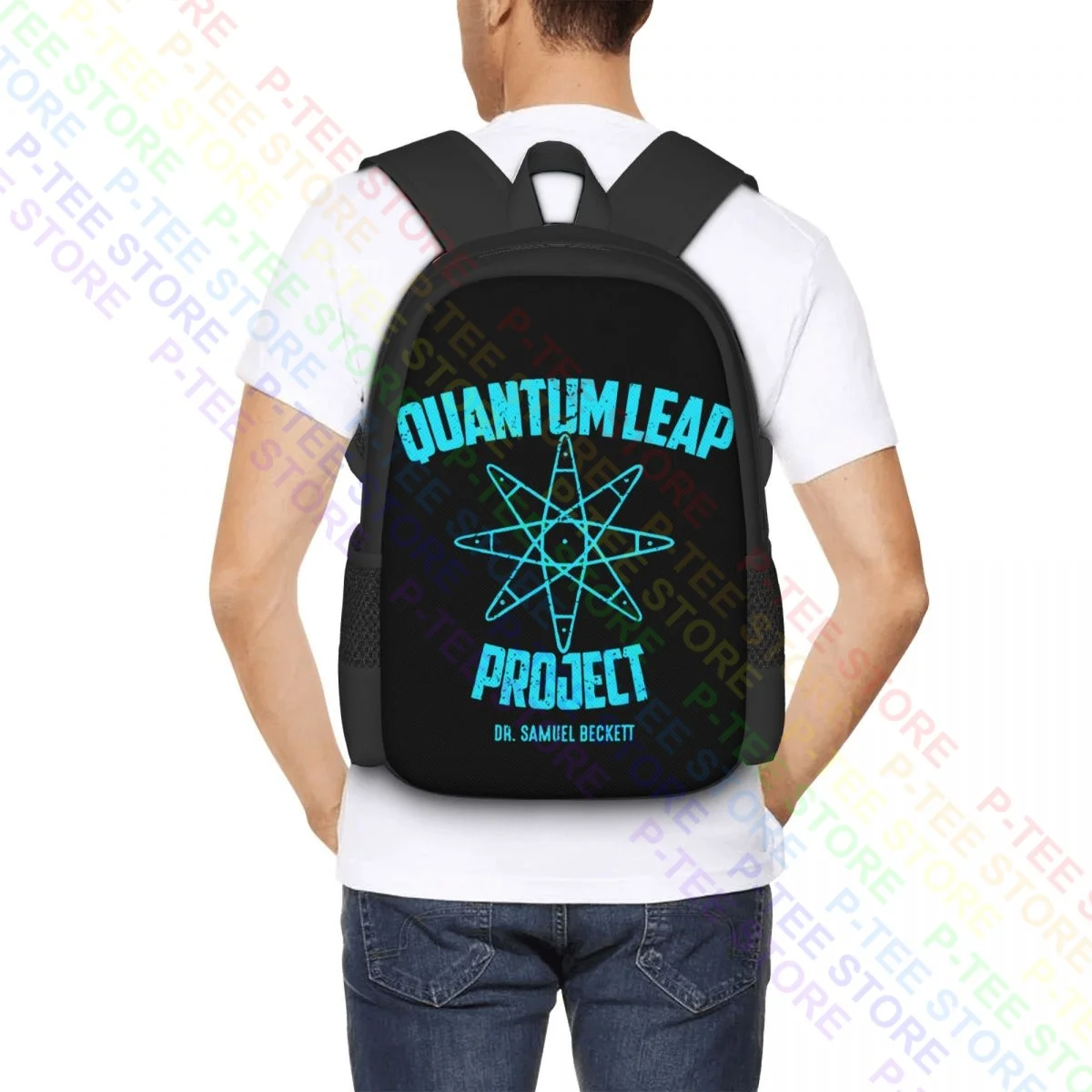 Проект Quantum Leap, вдохновленный телешоу 80-90-х годов, Представляет Собой Рюкзак Большой Емкости Для обуви, Хозяйственную сумку Изображение 4