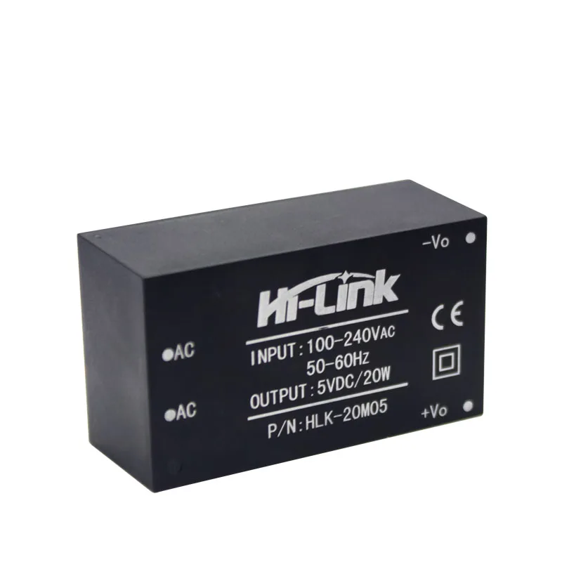Производство Источника питания постоянного тока 5V 4A для IOT 20W мини-размера HLK-20M05 с высокой эффективностью и надежностью Изображение 2