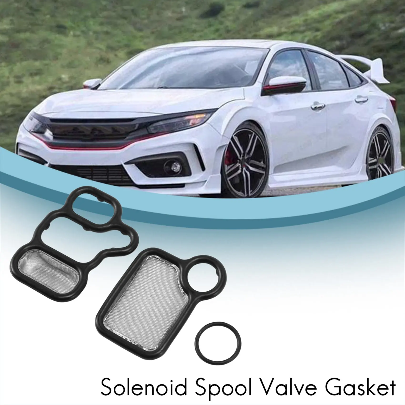 Прокладка соленоидного золотникового клапана VTEC, Прокладка соленоида 15845-RAA-A01 для Honda Civic CRV VTEC K-Series Accord Elements Изображение 5