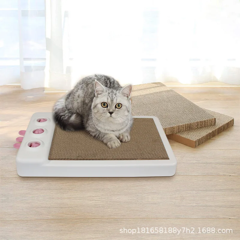 Прочная игрушка-дразнилка для кошек из гофрированной бумаги - идеальные товары для домашних животных для бесконечного веселья. Изображение 2