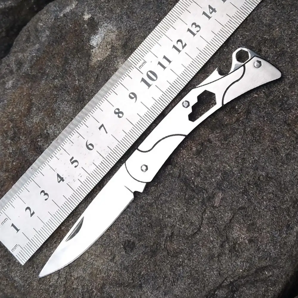 Прочный карманный нож с функцией гаечного ключа, нескользящий складной нож С отверстием для подвешивания, складной нож Изображение 1
