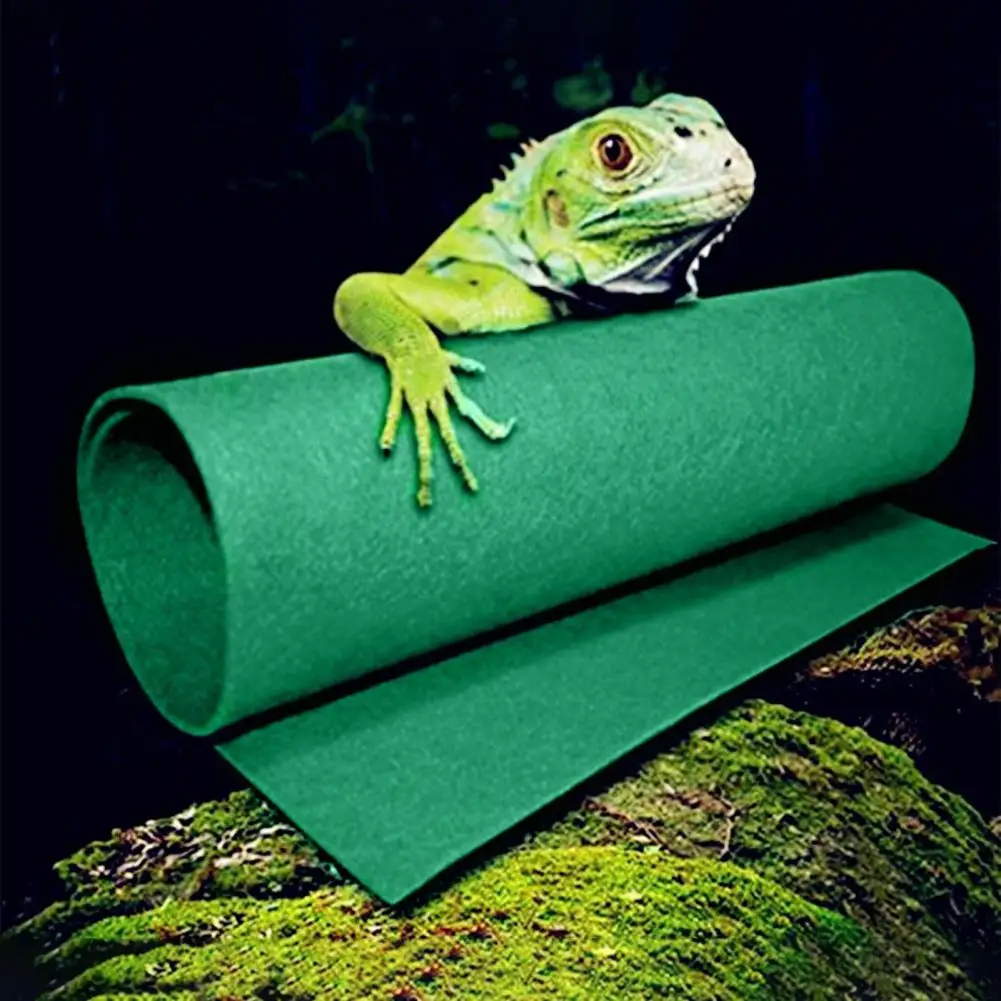Прочный ковер, влагостойкий ковер, мягкая гибкая подкладка для гекконов, змей, черепах, Идеальная подстилка для купания на платформе Изображение 3