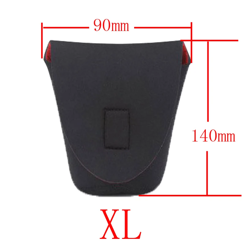Размеры S, M, L, XL, XXL, неопреновый водонепроницаемый мягкий чехол для объектива камеры, размер сумки Изображение 4