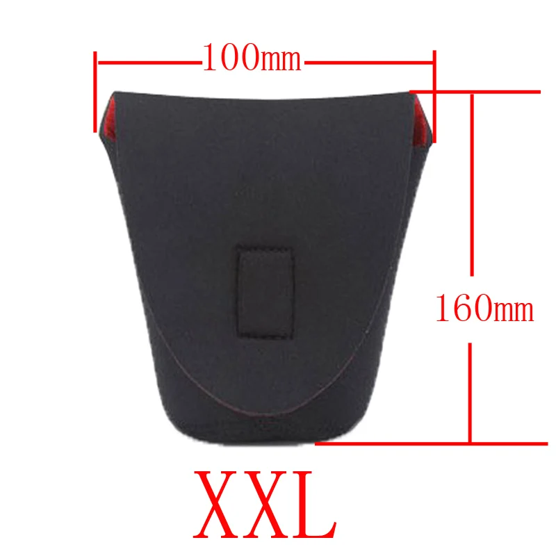 Размеры S, M, L, XL, XXL, неопреновый водонепроницаемый мягкий чехол для объектива камеры, размер сумки Изображение 5