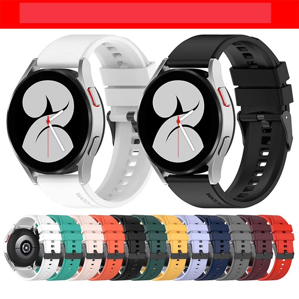 Ремешок для часов Samsung Galaxy Watch/Huawei Watch GT2 /Amazfit GTR BIP 42 мм Спортивный Силиконовый Браслет Браслет для 20 мм Ремешка Изображение 0