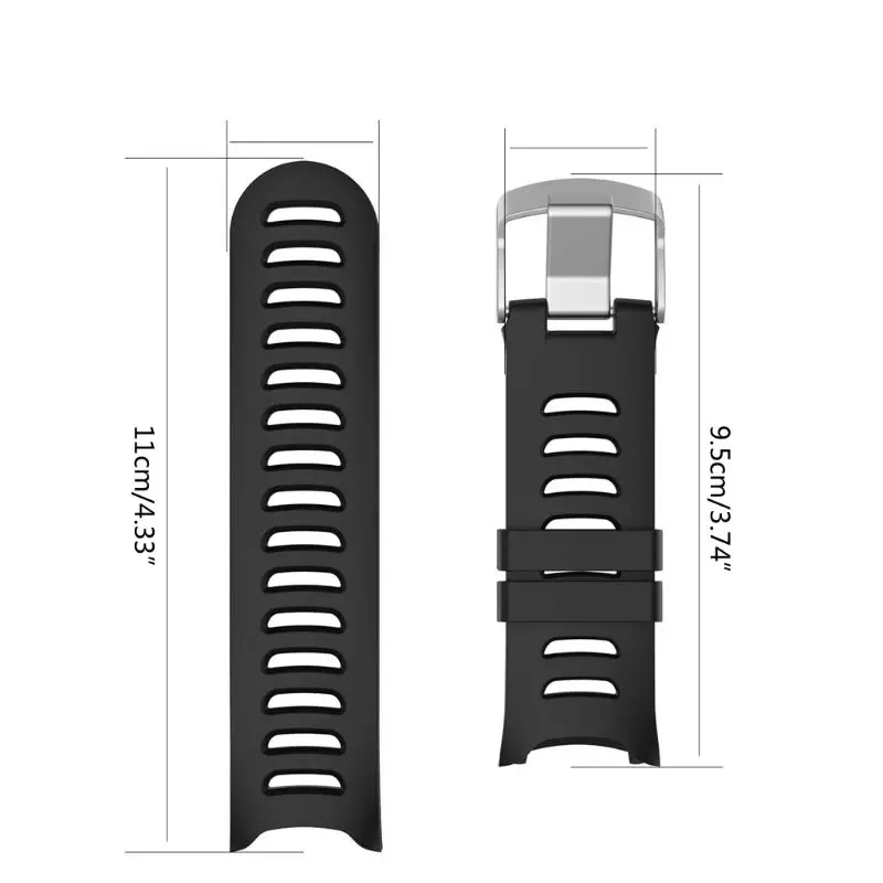 Ремешок из кремнезема Подходит для спортивных часов Forerunner 610, ремешок для замены браслета, водонепроницаемый ремень, защищающий от пота Изображение 2