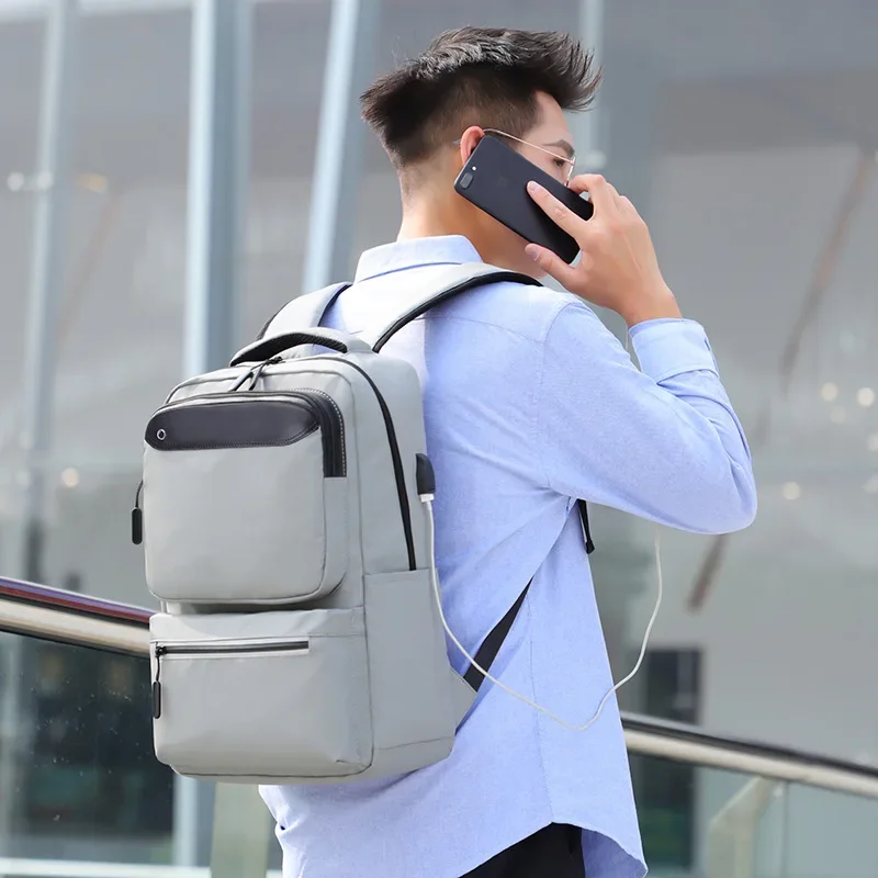 Рюкзак Xiaomi, новый деловой рюкзак, мужской рюкзак большой емкости, мужской рюкзак для делового отдыха, многофункциональная сумка для компьютера Изображение 1