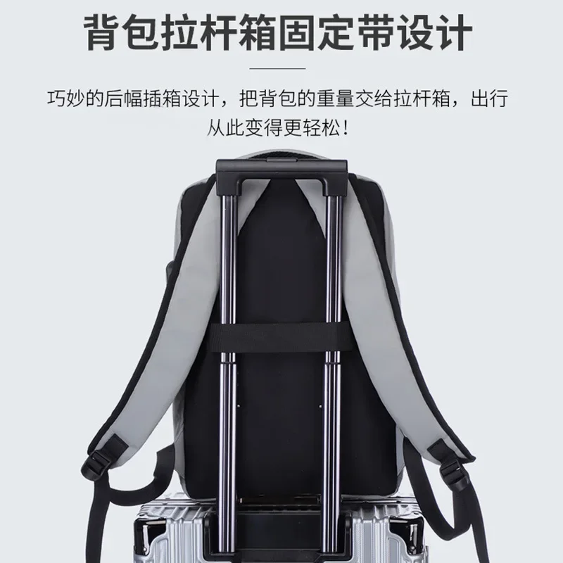Рюкзак Xiaomi, новый деловой рюкзак, мужской рюкзак большой емкости, мужской рюкзак для делового отдыха, многофункциональная сумка для компьютера Изображение 2