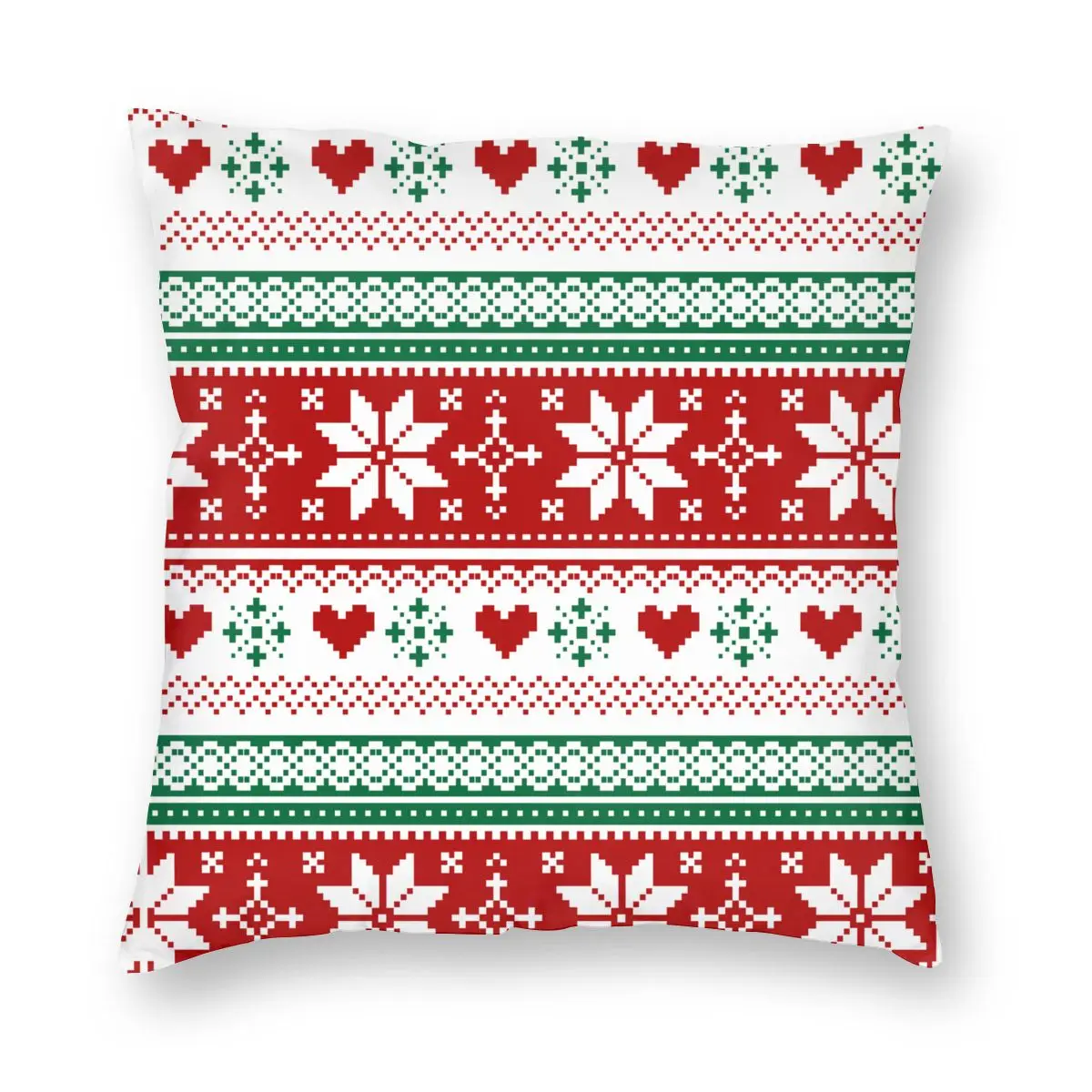 С Рождеством, Санта-Клаус, Наволочка с двусторонней печатью, Тканевый чехол для подушки, подарочный чехол для подушки, домашний чехол 45x45 см Изображение 0