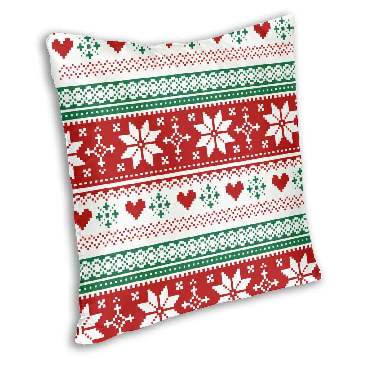 С Рождеством, Санта-Клаус, Наволочка с двусторонней печатью, Тканевый чехол для подушки, подарочный чехол для подушки, домашний чехол 45x45 см Изображение 2