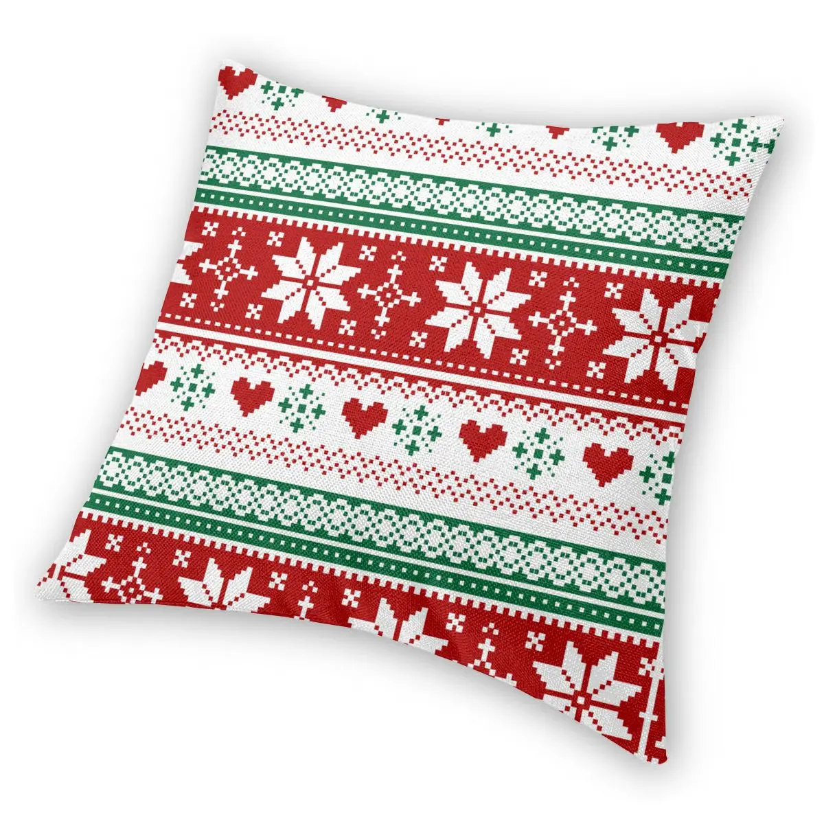 С Рождеством, Санта-Клаус, Наволочка с двусторонней печатью, Тканевый чехол для подушки, подарочный чехол для подушки, домашний чехол 45x45 см Изображение 5