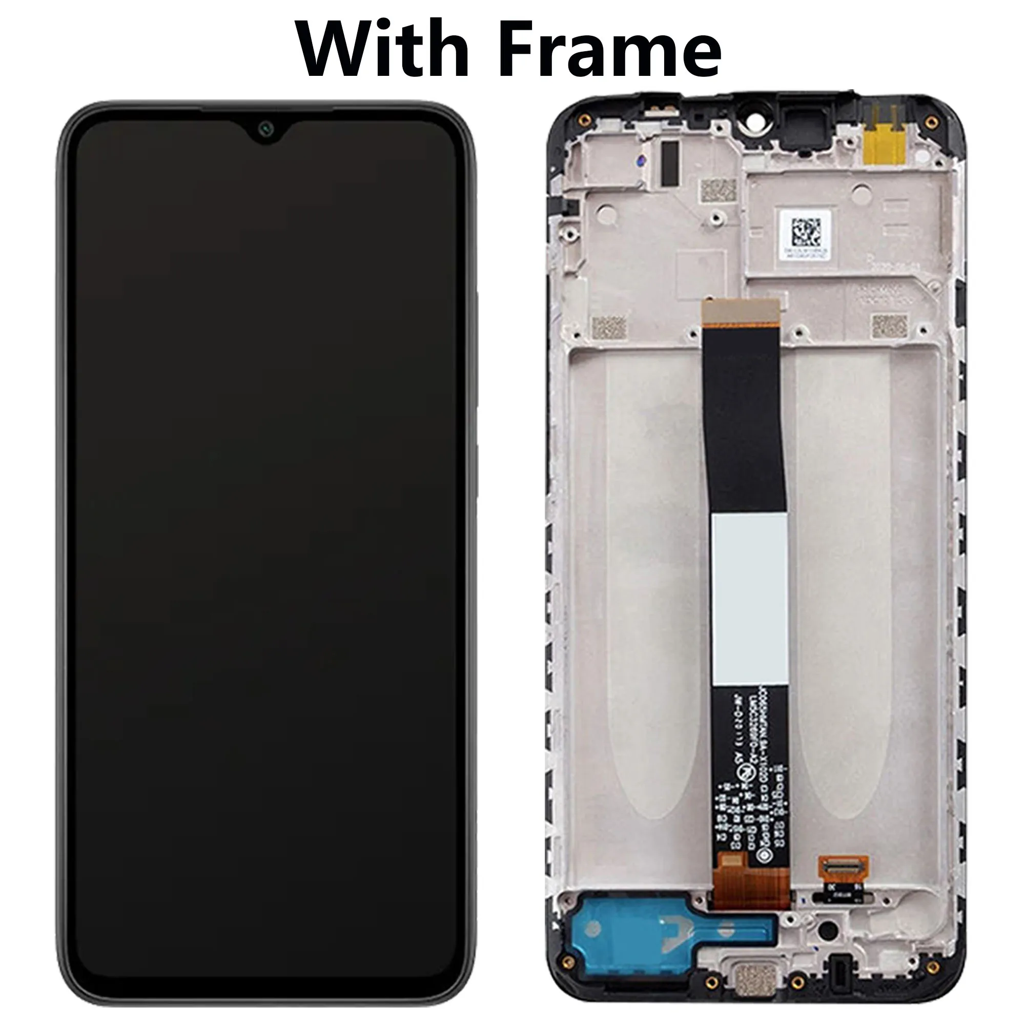 Сенсорный Экран Дигитайзер В Сборе Для Xiaomi Redmi 9C M2006c3lg M2006C3LI M2006C3LC ЖК-Дисплей С Рамкой Запасные Части Изображение 4