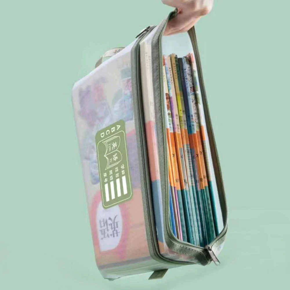 Сетчатая сумка на молнии формата А4, сумка для документов, прозрачный пенал, Офисная студенческая сумка на молнии, прозрачная сумка для книг, папок, канцелярских принадлежностей. Изображение 0