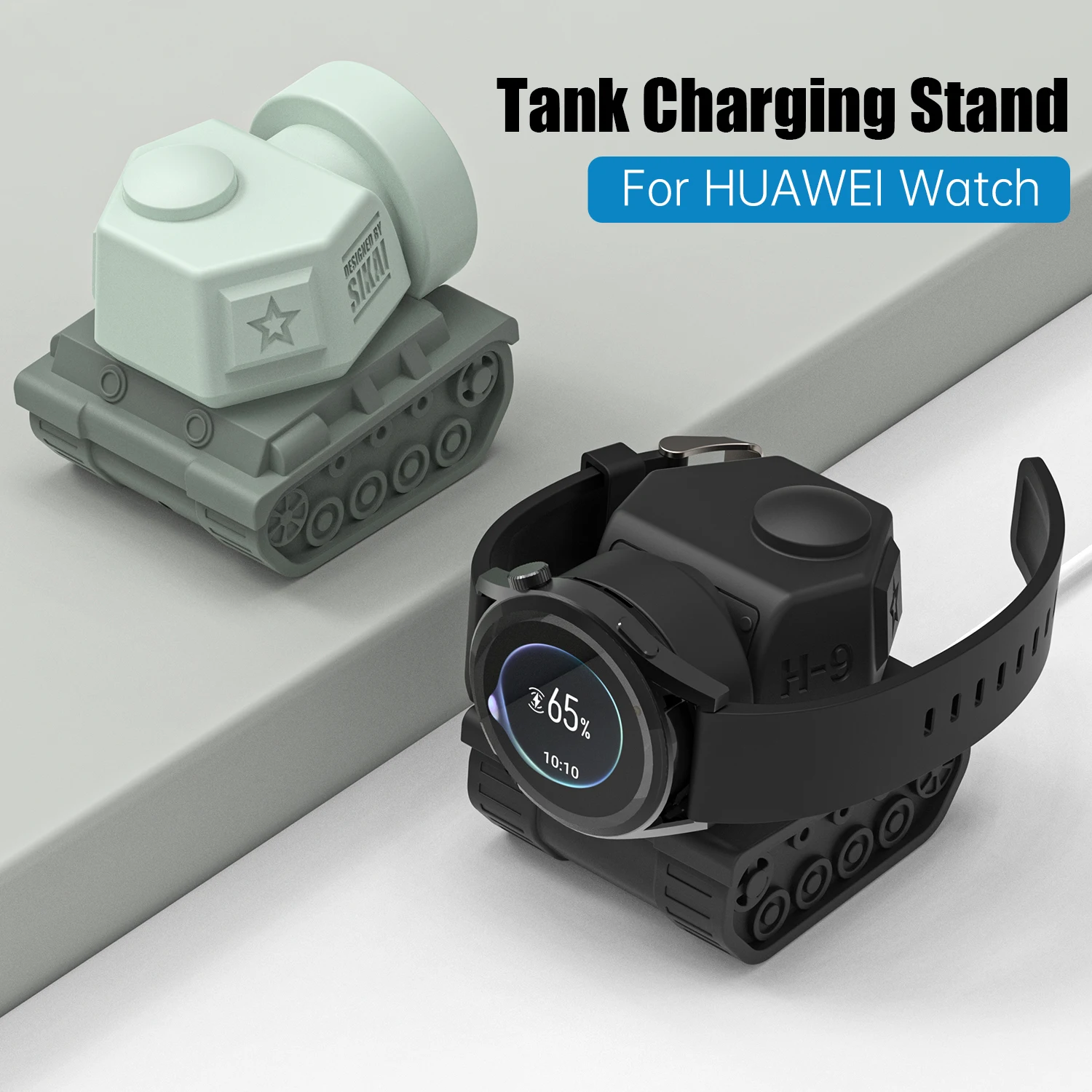 Силиконовая Подставка для зарядки Huawei Watch GT3/GT3 Pro/GT2 Pro/GT Cyber Док-станция для зарядки Huawei Watch 3 /3Pro/Watch D/GT Runner Изображение 0
