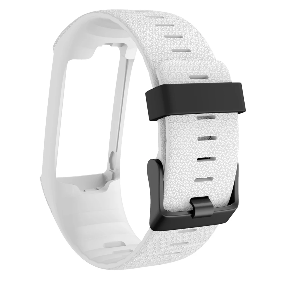 Силиконовый Сменный Ремешок С Черной Пряжкой-Браслетом для Часов Polar A360 A370 GPS Smart Watch Sma Изображение 1