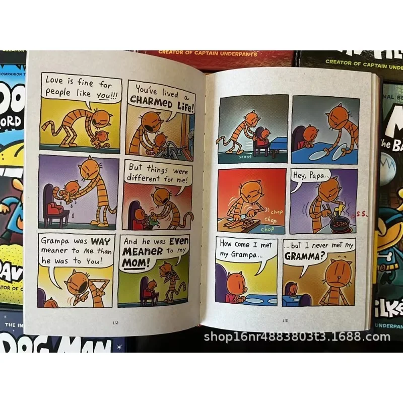 Случайная 1 кНига Новинка 2023 года Оригинальные Популярные комиксы The Adventures of Dog Man 8 Дэв Пилки Догман Английский Роман для детей Изображение 2