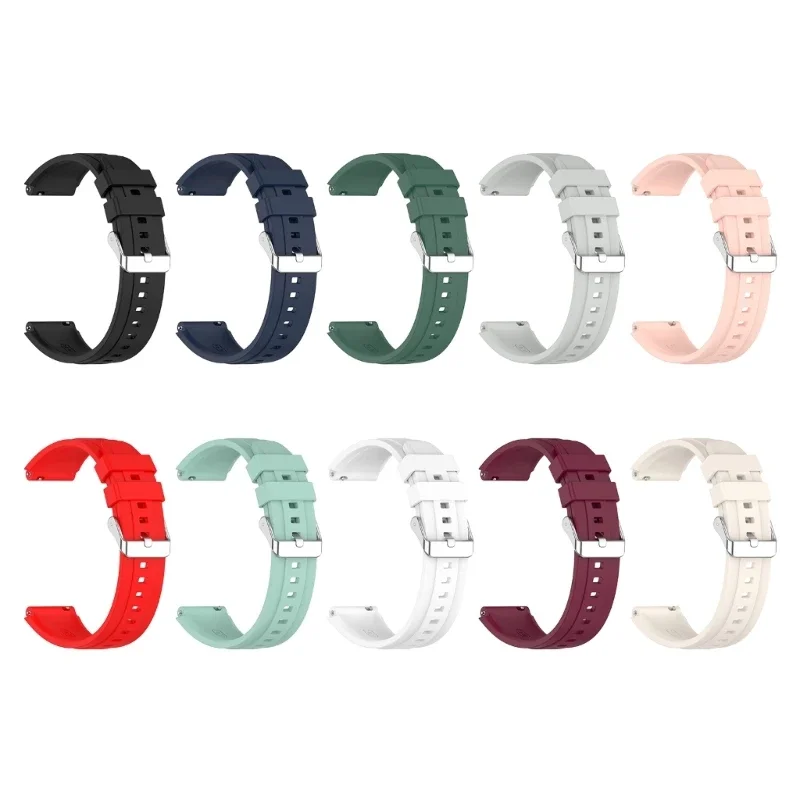 Сменные ремешки для часов HUAWEI Watch Gt4 41 мм/46 мм Для женщин, мужчин и девочек Мягкие Силиконовые браслеты Сменный ремешок Изображение 2