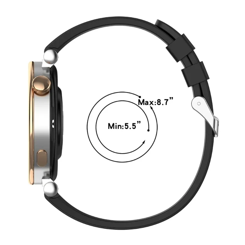 Сменные ремешки для часов HUAWEI Watch Gt4 41 мм/46 мм Для женщин, мужчин и девочек Мягкие Силиконовые браслеты Сменный ремешок Изображение 4