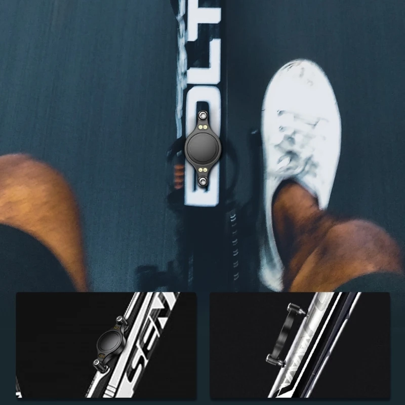 Совместим с подушечками безопасности Универсальный Велосипедный кронштейн Локатор Защитный чехол Держатель для велосипедной бутылки с водой DXAC Изображение 4