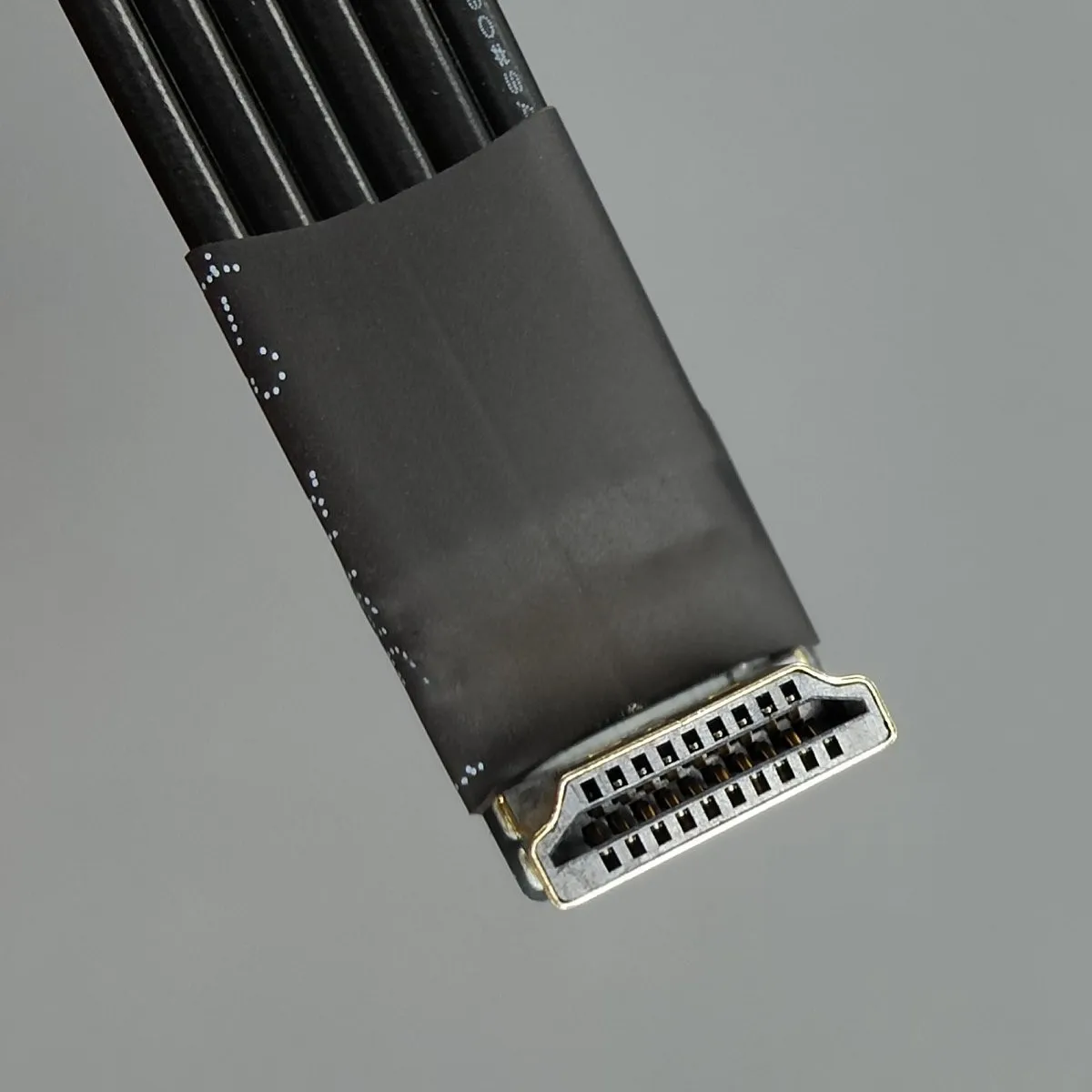 Стандартный удлинительный кабель ADT от HDMI до Mini HDMI (от типа A до типа C) Встроенный плоский тонкий видео-удлинитель с двумя штекерами 4K / 144Hz Изображение 3