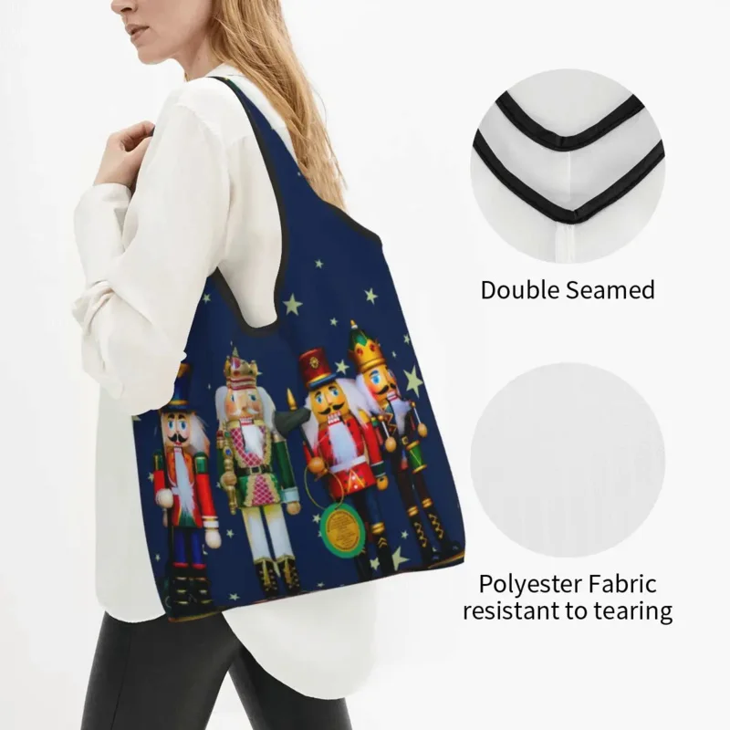 Сумка для праздничных покупок, сумки через плечо Kawaii Shopper, портативная сумка-солдатик из мультфильма 
