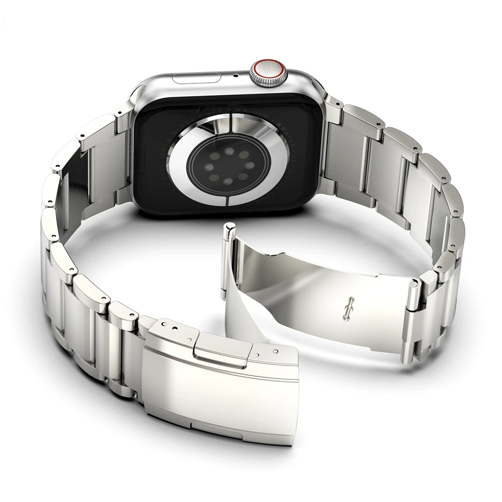 Титановый Металлический Ремешок для Apple Watch Ultra 49 мм Легкий браслет iWatch 8 7 6 5 4 SE 45 мм 41 мм 44 мм 42 мм 40 мм 38 мм Изображение 4